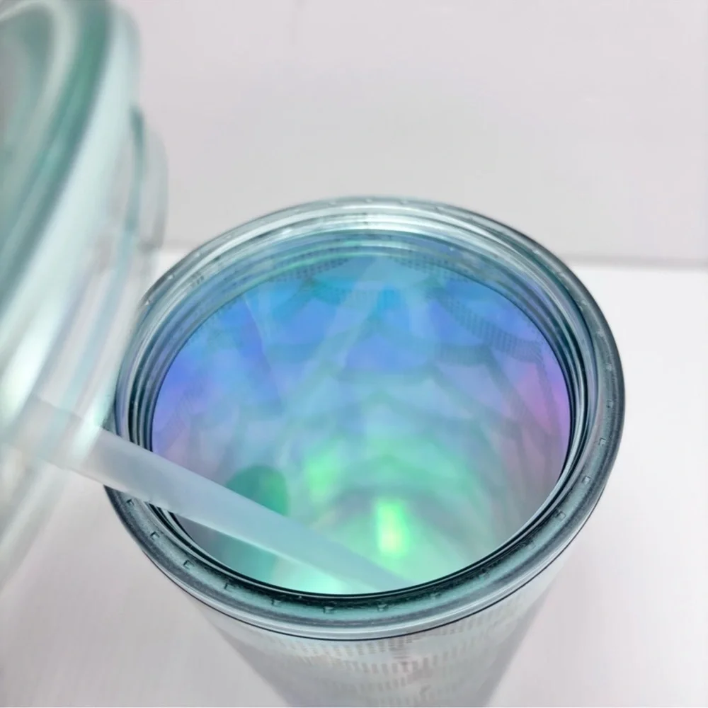 Starbucks Tumbler Mermaid Scale Acrylic Iridescent Siren 24‎ Fl Oz Cup NEW